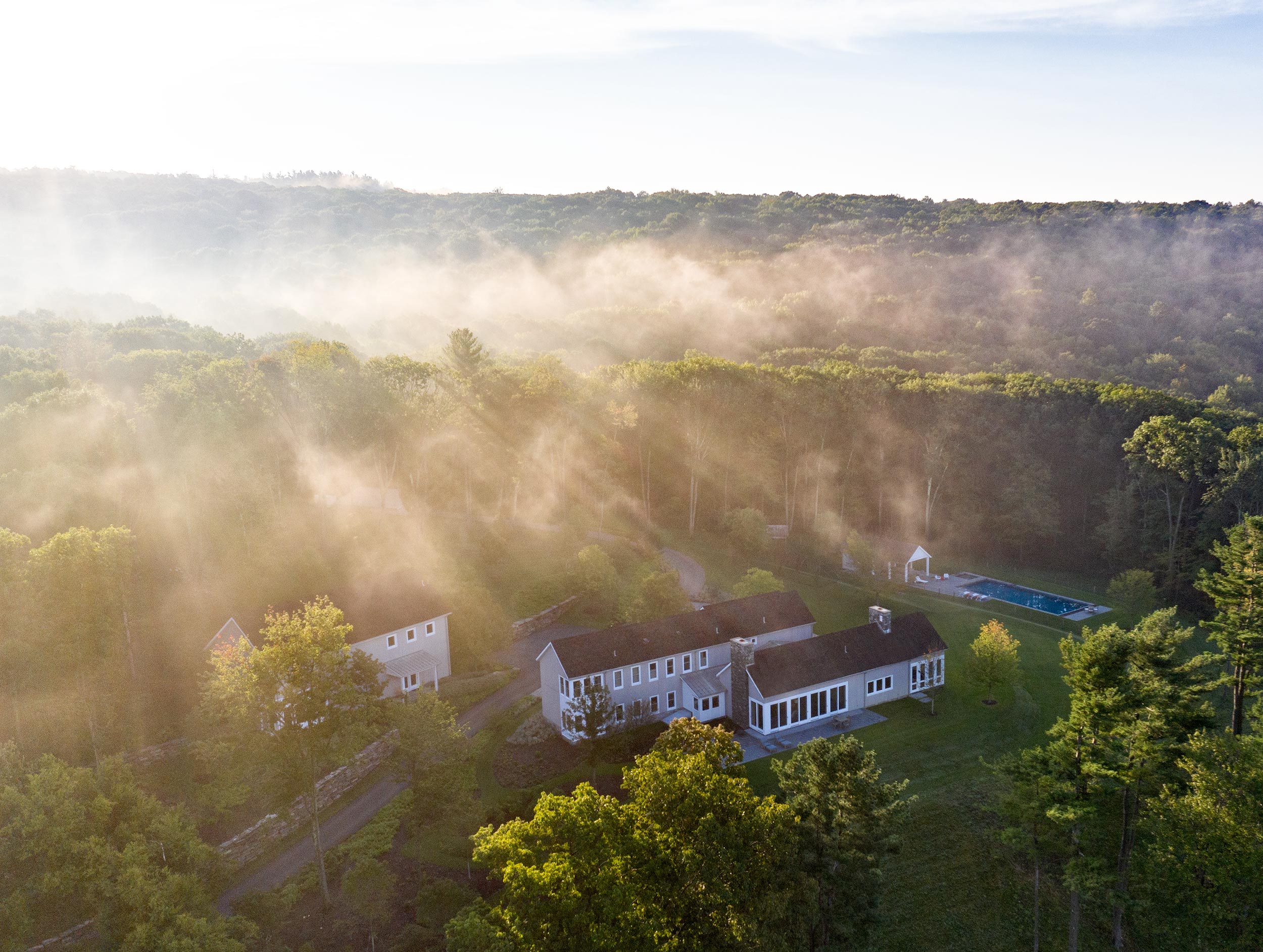 Aerial Residential Drone Photography, Upstate New York