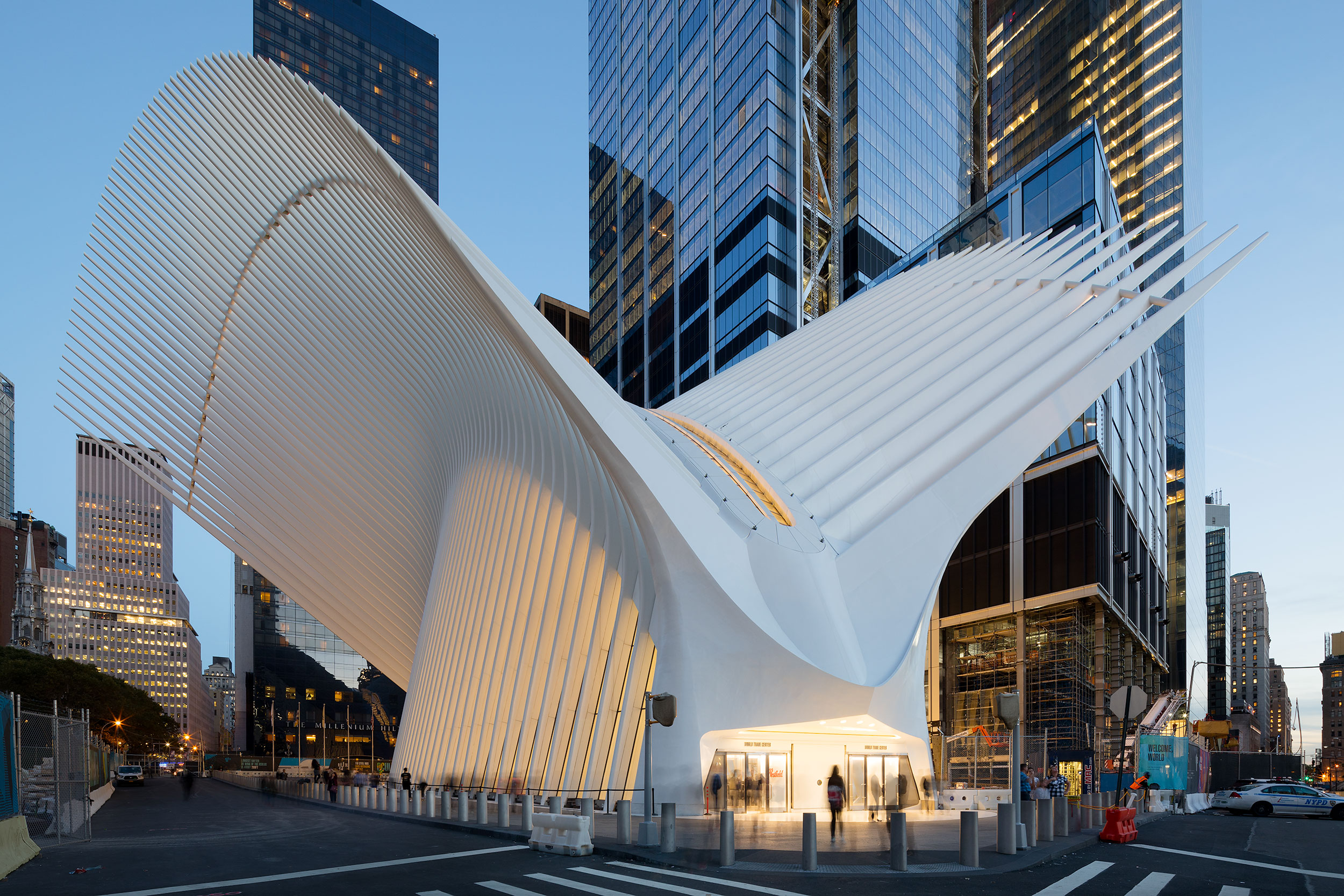 Night Photo, The Oculus, Manhattan, New York, Architecture
